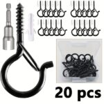 תופסן גרילנדות עם ברגים למגוון שימושים