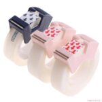 דבק שקוף קטן עם חותך מובנה