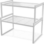 מדף ארון מטבח לערימה מתכוונן