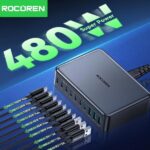 מטען מהיר Rocoren 480W עם 10 פורטים