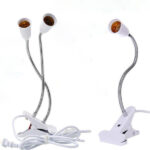 מנורת שולחן עם קליפס וכבל ארוך