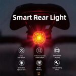 פנס חכם לאופניים עם הדלקה אוטומטית