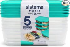 קופסה מאוחדת Sistema עם שלושה תאים