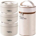 קופסת אוכל נירוסטה עם תיק תרמי