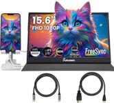 מסך נייד 15.6 אינץ' עם חיבורי HDMI