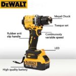 מברגת אימפקט DEWALT DCD805 20V קומפקטית