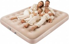 מזרן מתנפח זוגי עם משאבה נטענת