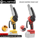 מסור שרשרת חשמלי נטען מילווקי ודיוולט