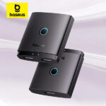 מפצל HDMI 4K עם כפתור מובנה