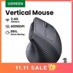 עכבר ארגונומי אלחוטי עם 6 כפתורים