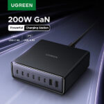 עמדת טעינה שולחנית UGREEN 200W GaN