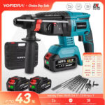 פטישון חשמלי YOFIDRA עם סוללת מקיטה