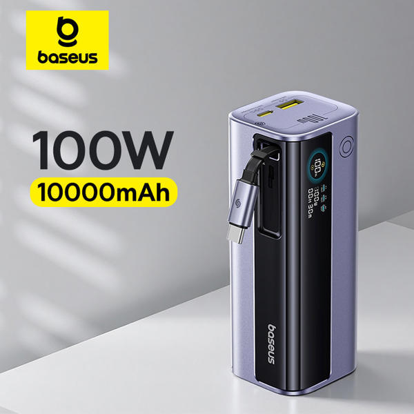 מטען נייד 100W עם כבל Type C