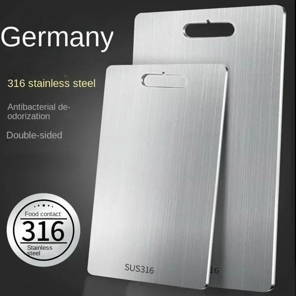 משטח חיתוך נירוסטה איכותי 4 גדלים