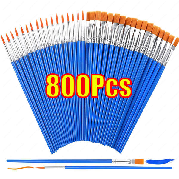 מכחול איכותי לצביעה בצבע כחול