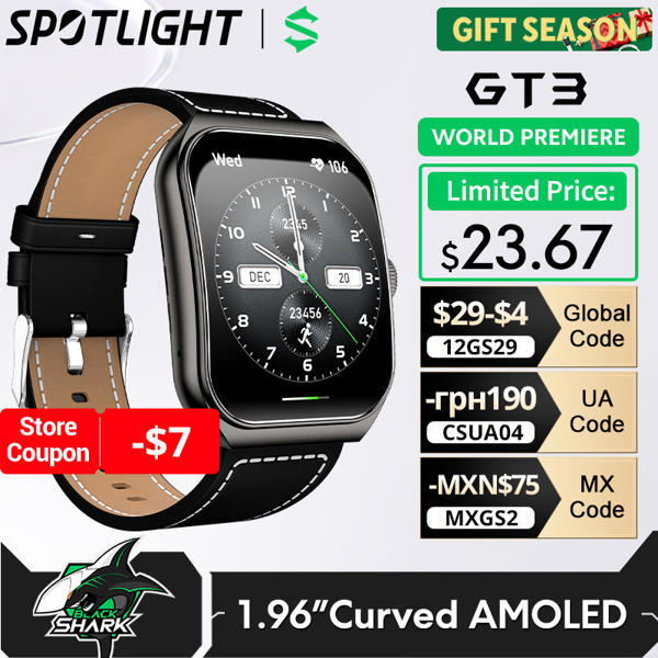 שעון חכם Black Shark GT3 עם AMOLED