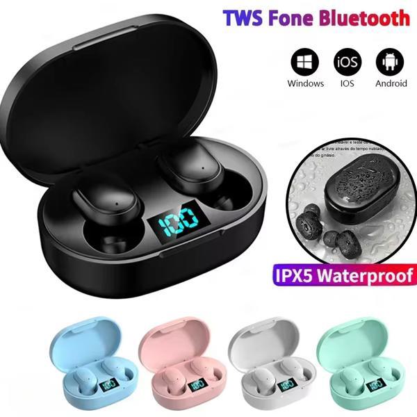 אוזניות Bluetooth E6S עם קייס טעינה