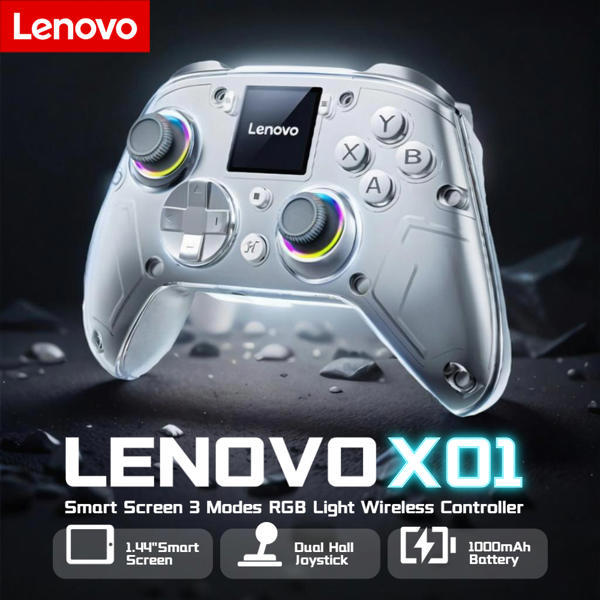 בקר משחקים חכם Lenovo X01 עם RGB