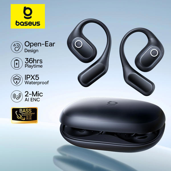 אוזניות אלחוטיות Baseus Eli 2i בטכנולוגיית Open-Ear