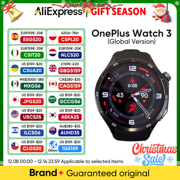 שעון חכם OnePlus Watch גרסה גלובלית