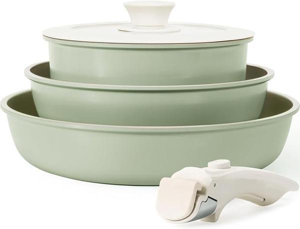 סיר Nonstick עם ידית מתפרקת