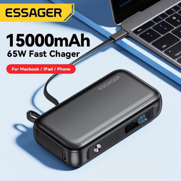 מטען נייד Essager 15000mAh 65W
