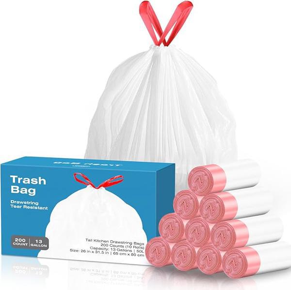 שקית אשפה 50 ליטר במארז של 200