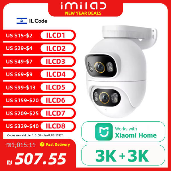 מצלמת Wifi IMILAB EC6 עם עדשת 2K