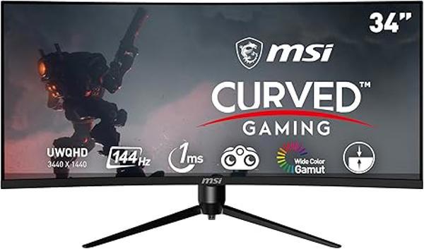 מסך גיימינג קעור MSI Optix MAG342CQR