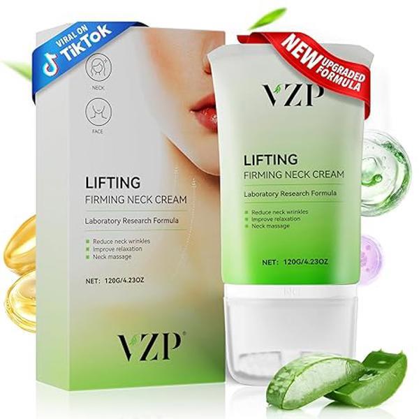 קרם צוואר עם רולר עיסוי למיצוק עור