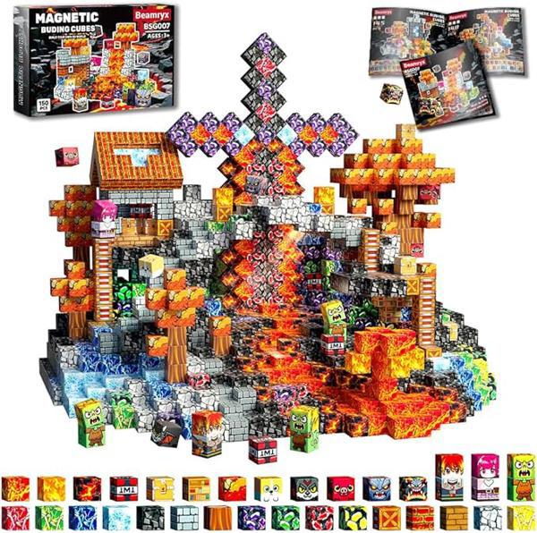 קוביה מגנטית למשחקים יצירתיים