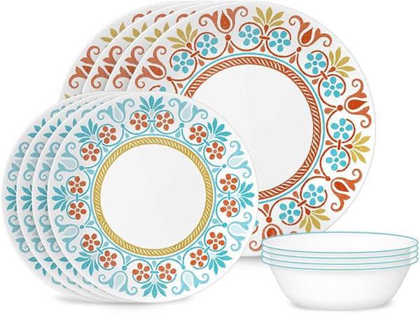 סט 12 חלקים Corelle דגם Terracotta Dreams