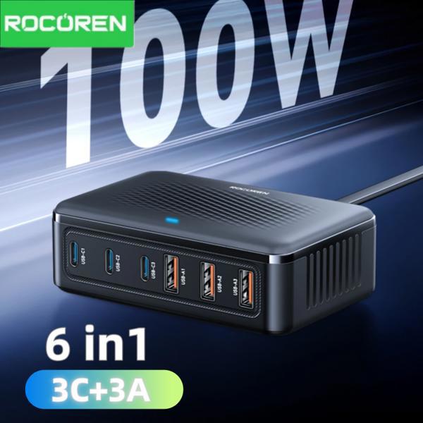 מטען שולחני 100W טכנולוגיית GaN