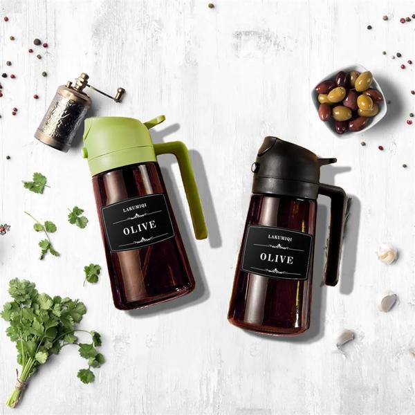 מיכל שמן זכוכית עם מזיגה מדויקת