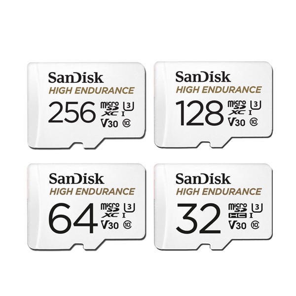 כרטיס זכרון Sandisk High Endurance 128GB