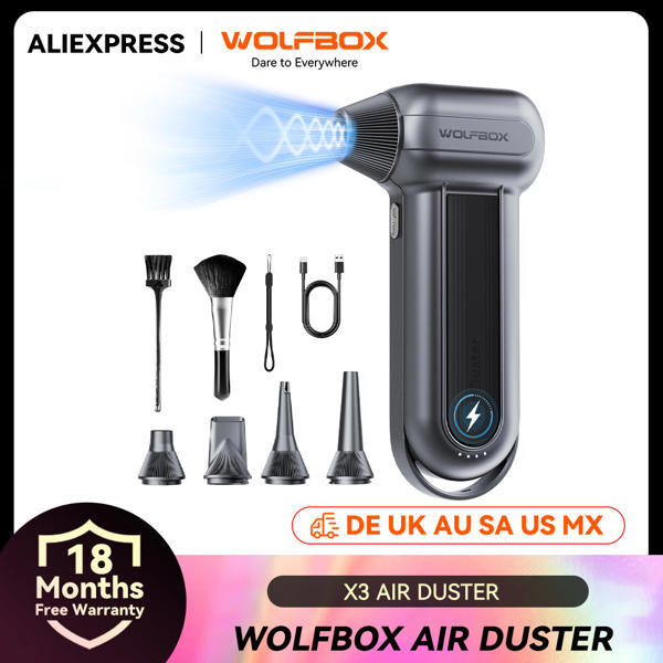 מפוח אלחוטי נייד WOLFBOX MF100