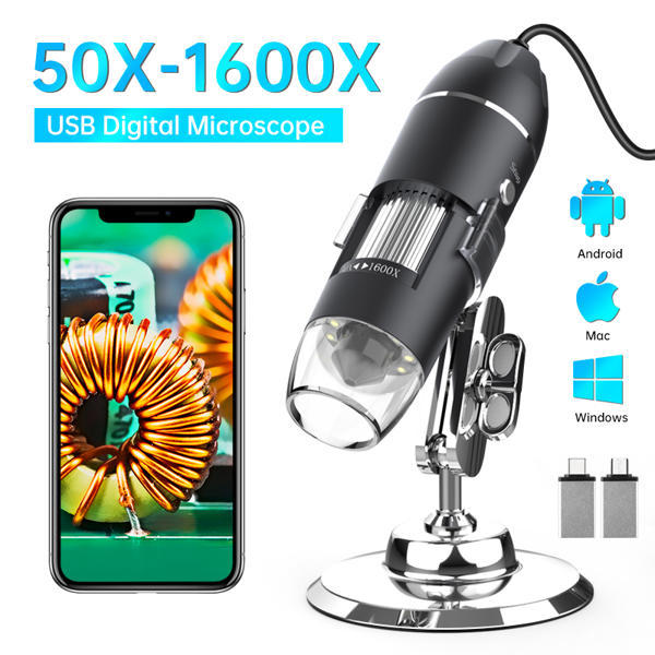 מיקרוסקופ דיגיטלי USB להגדלה גבוהה