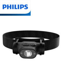 פנס ראש עוצמתי Philips עם סוללה נטענת
