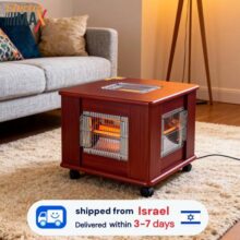 תנור ספירלה בעיצוב וינטאז' על גלגלים