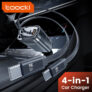 מטען מהיר Toocki MAX 105W עם כבלים נגללים