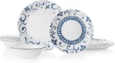 סט ממשק מסעדה Corelle דגם Artemis 12 חלקים
