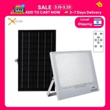 פנס הצפה סולארי עוצמתי לגינה