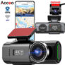 מצלמת דרך 4K UHD עם GPS לרכב
