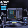תחנת טעינה עוצמתית 420W עם 8 יציאות