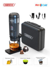 מכונת קפה ניידת HiBREW 15BAR