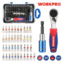 מברג ראצ'ט איכותי 41 חלקים WORKPRO