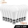 נורת LED חסכונית E27 או E14 בגדלים שונים