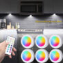 מנורת LED צבעונית עם שלט רחוק