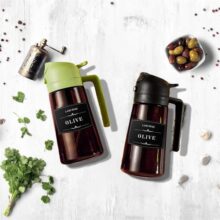 מיכל שמן זכוכית עם מזיגה מדויקת