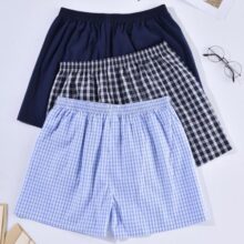 בוקסר גברים מבד כותנה נושם